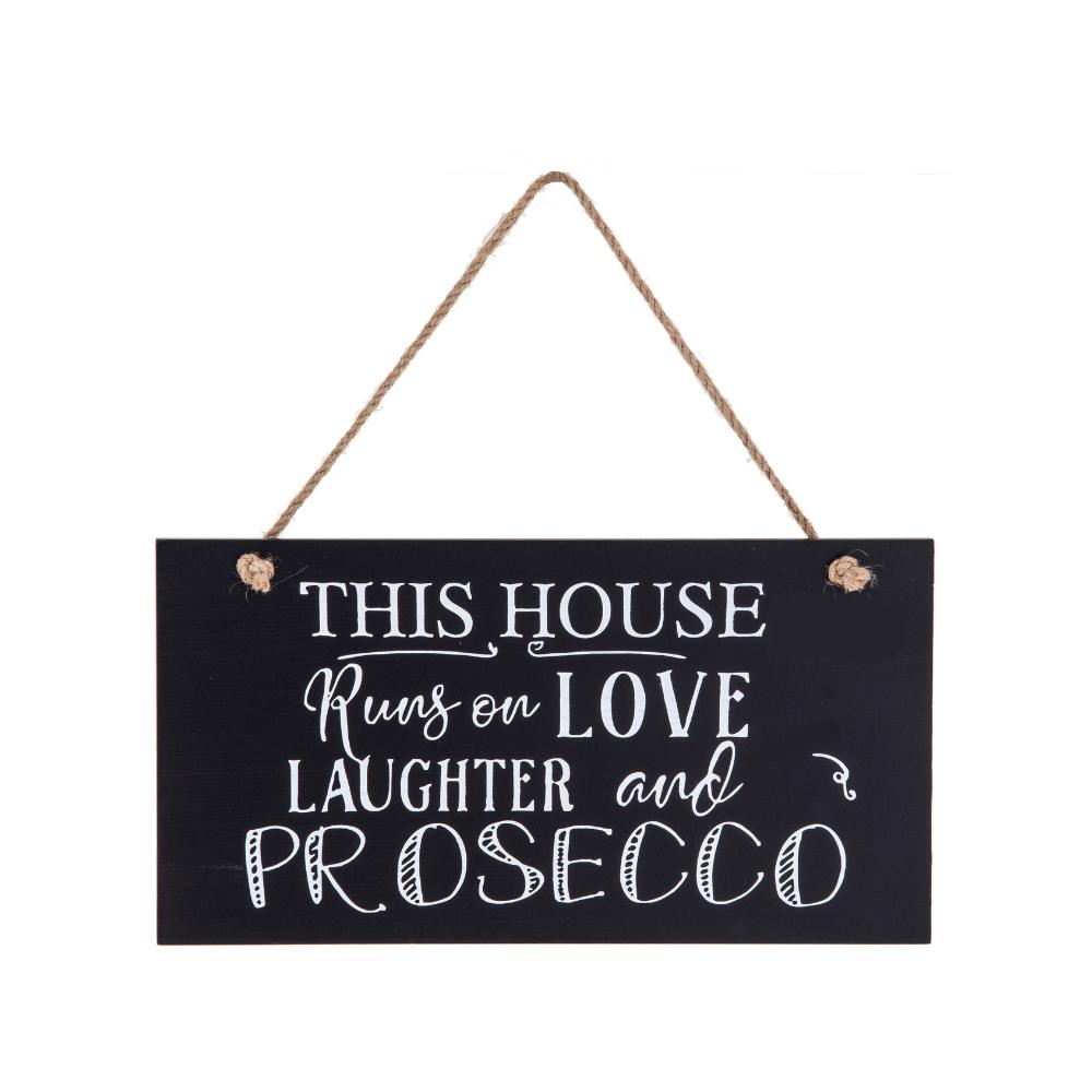 Emporium Love & Home Wall Plaque - Black