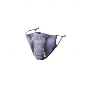 MaskiT Reusable 3 Layer Masks - Safari Animals Elephant