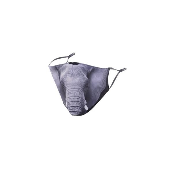 MaskiT Reusable 3 Layer Masks - Safari Animals Elephant