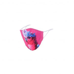 MaskiT Reusable 3 Layer Masks - Australian Birds Pink Cockatoo