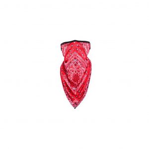 MaskiT Face Scarf - Paisley Red