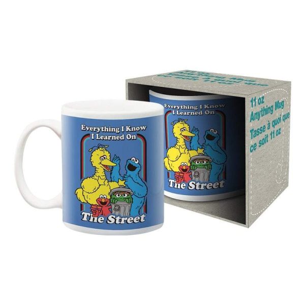 Sesame Street : 'Everything I know' Ceramic Mug