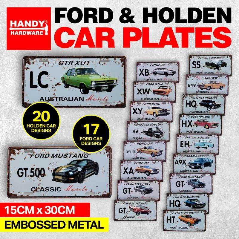 Aussie Car Plate Sign 15cm x 30cm - Image 5