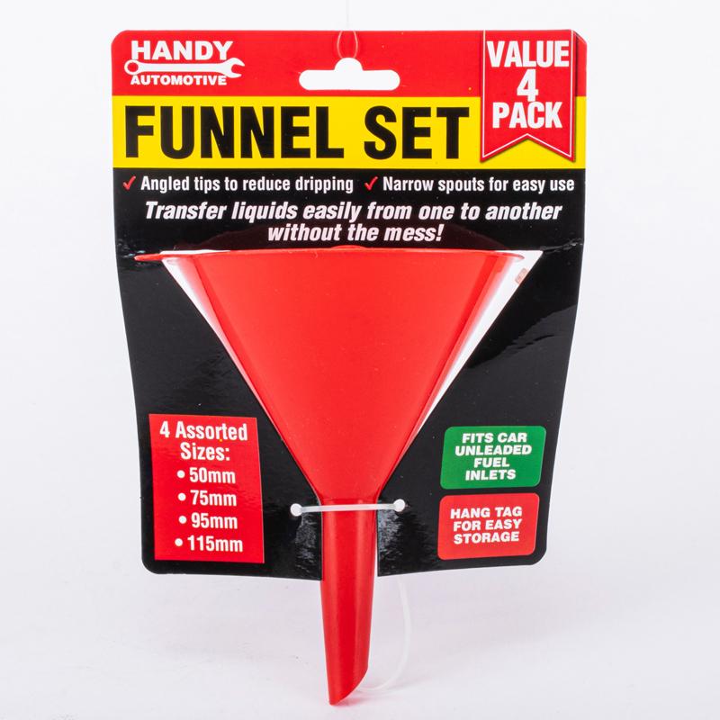 Oil Funnel Set 4 Piece