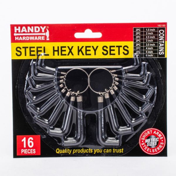 Hex Key Set 16pc