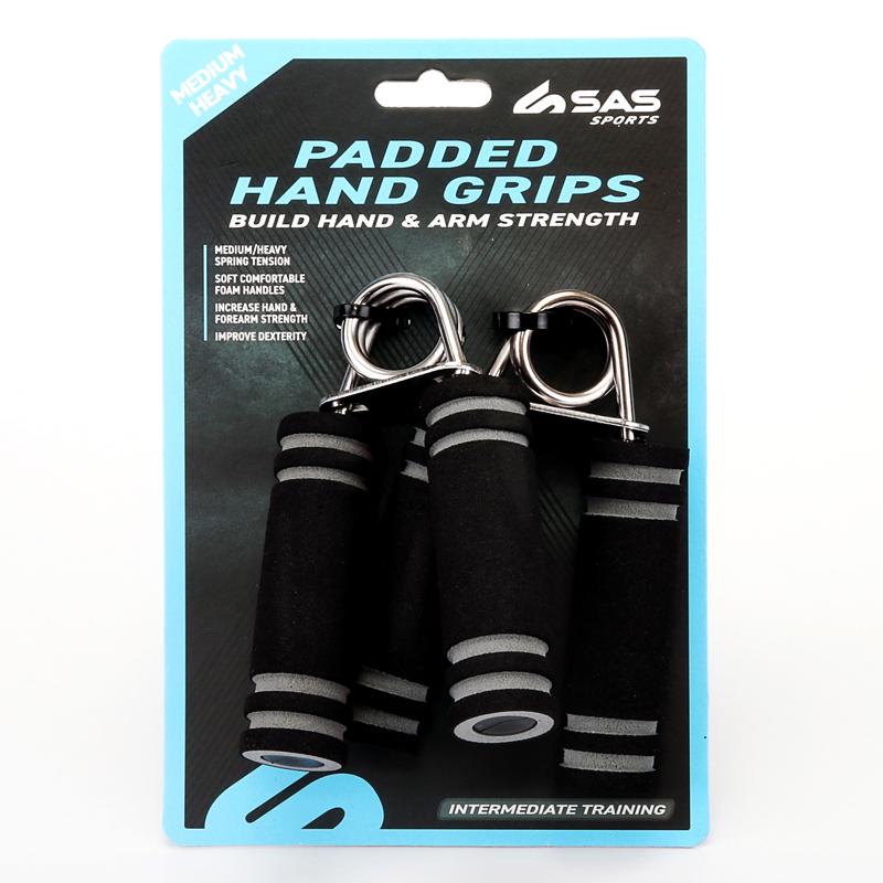 Hand Grips Squeeze Padded 2pk