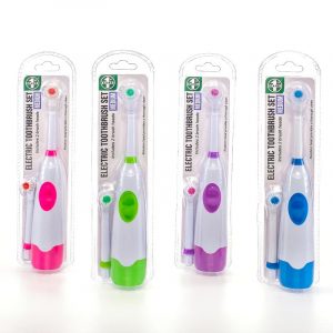 Toothbrush Electric Set Medium Bristle - Assorted Colours