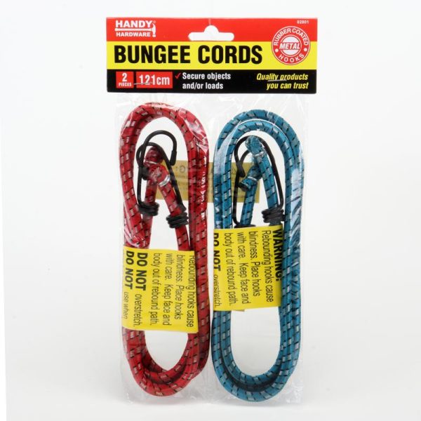 Handy Hardware Bungee Cord - 121cm - 2 Pack