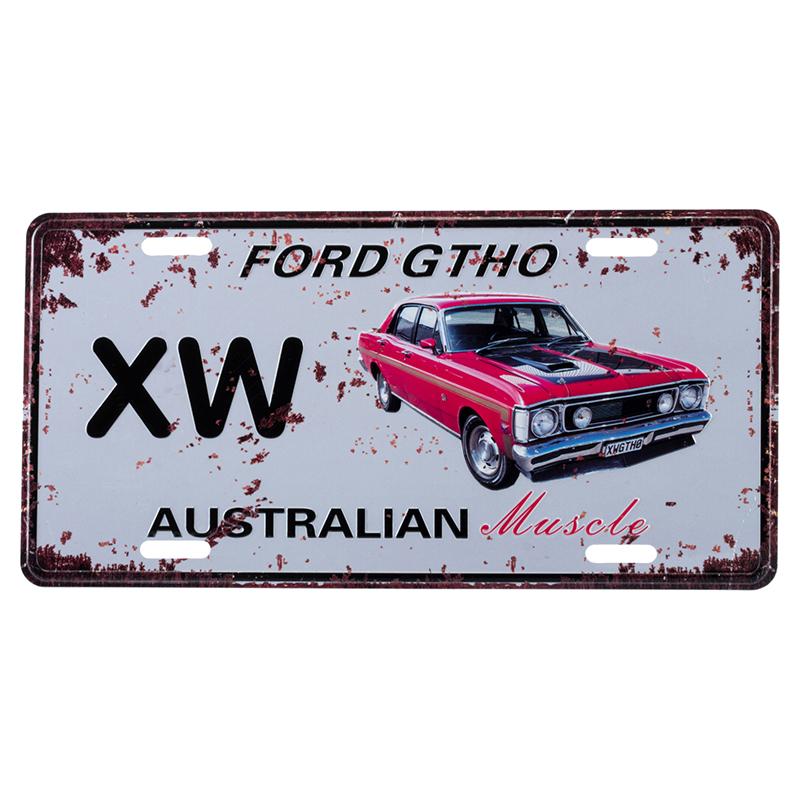 Aussie Car Plate Sign 15cm x 30cm - Image 3