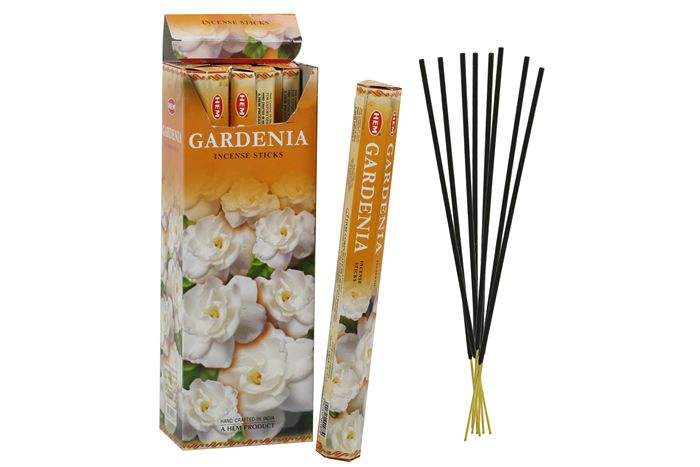 HEM Gardenia Hexa Incense Sticks - 20 Pack - CDU