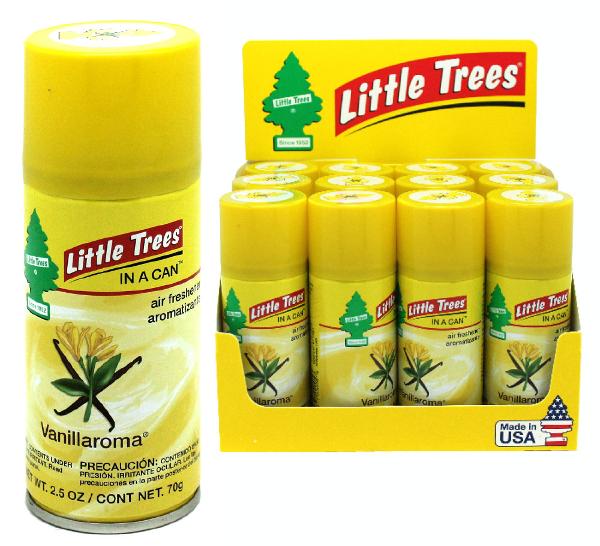 Little Trees Air Freshener Aerosol - Vanilla Scent - 70g