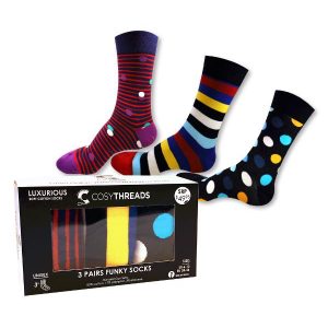 Cosy Threads Funky Socks Gift Pack - 3 Pack