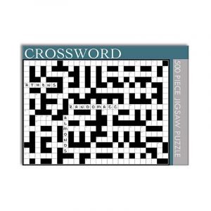 500 Piece Crossword Jigsaw Puzzle by Gifted Stationery