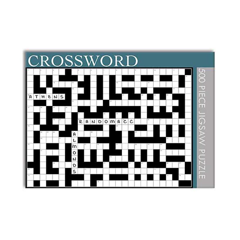 500 Piece Crossword Jigsaw Puzzle by Gifted Stationery