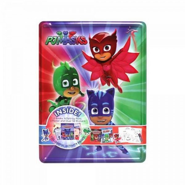 PJ Masks Action Packed Activity Tin