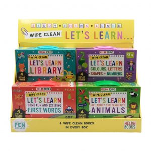 Melon Books Wipe Clean Let's Learn Books - CDU