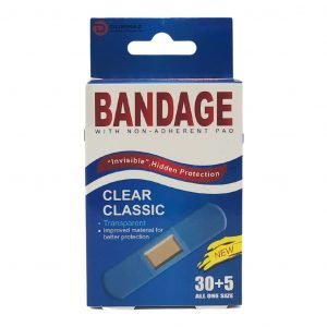 Bandage Clear Classic Transparent - 35 Pack