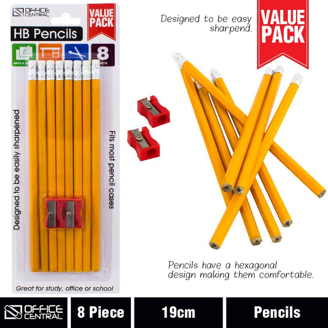 Pencils Lead HB 8pc
