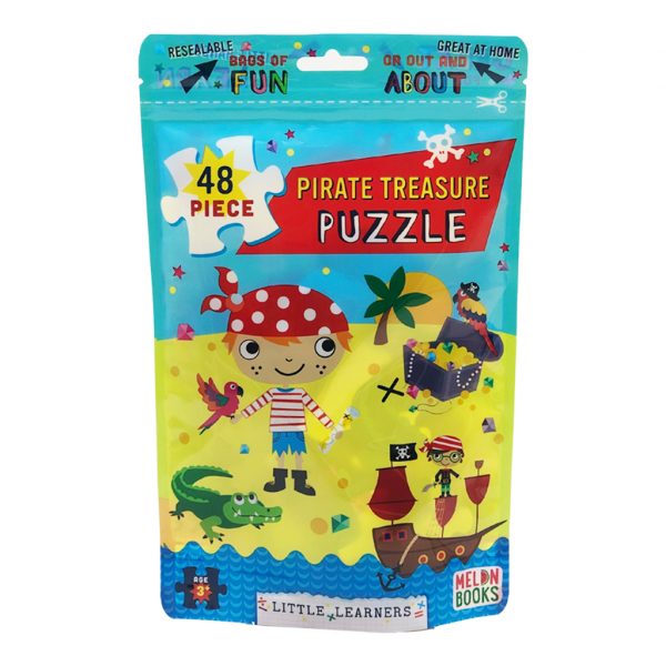 Melon Books 48 Piece Pouch Puzzle - Pirate Treasure