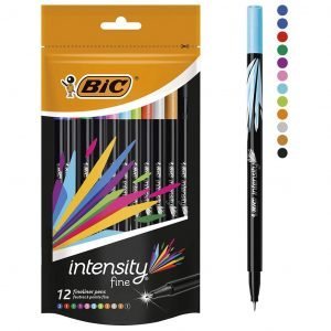 Bic Intensity Fineliners Assorted 12 Pack
