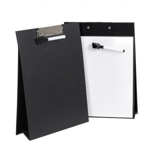 ColourHide A4 Whiteboard/Clipboard - Black
