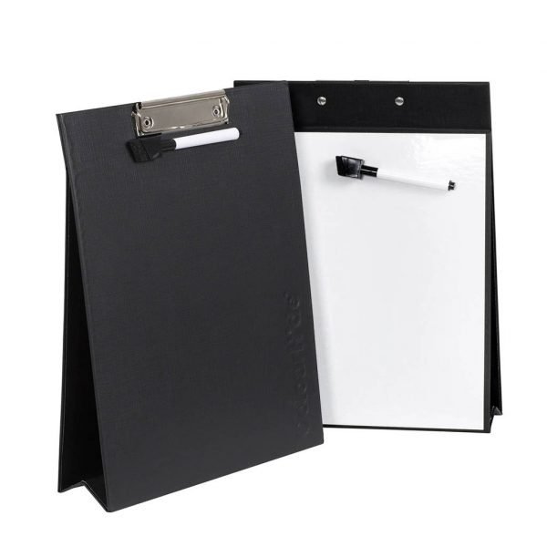 ColourHide A4 Whiteboard/Clipboard - Black