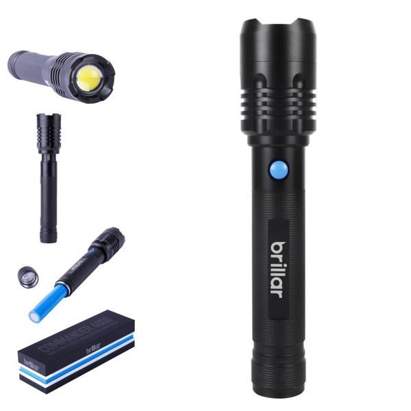 Brillar Commander - 4000 Lumen USB Rechargeable Torch