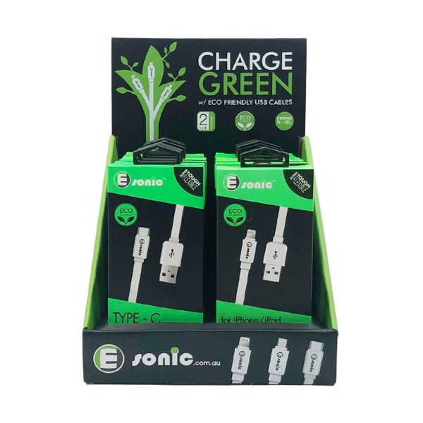 Esonic Eco CDU - Lightning Cable and Type-C Flat Cable(1m)