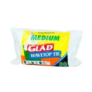 Glad Wavetop Tie Medium Garbage Bags - 51x61cm - 50 Pack