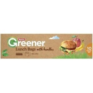 Multix Greener Lunch Bags With Handle 10Pk