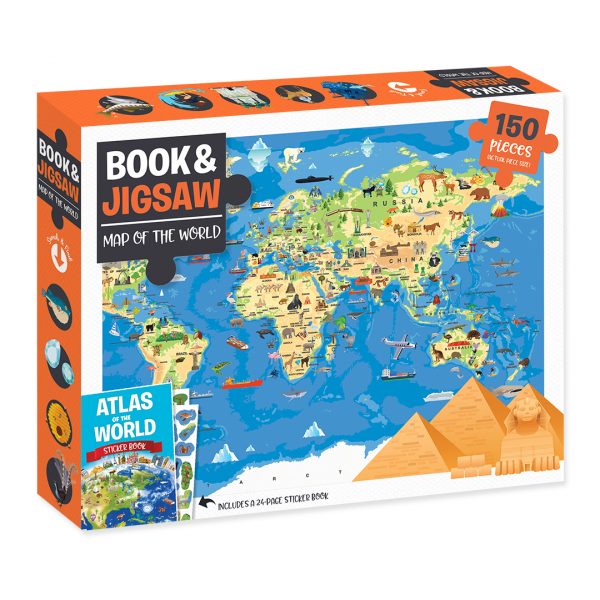 150 Piece Map Of The World Jigsaw