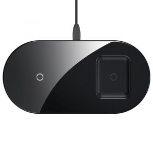 Baseus 2-in-1 Wireless Charger - Black
