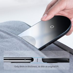 Baseus 2-in-1 Wireless Charger - Black