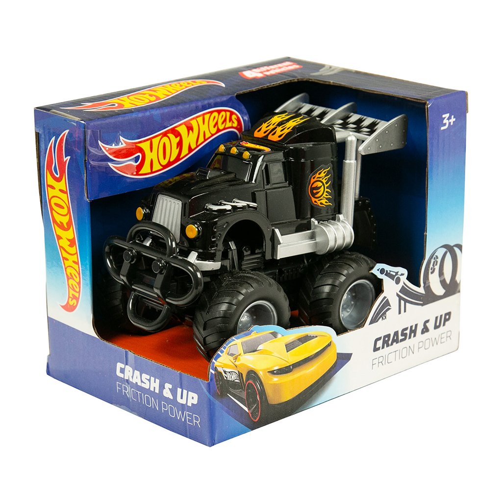 Hot Wheels Crash & Up Friction Car - 13cm - Assorted - Image 5