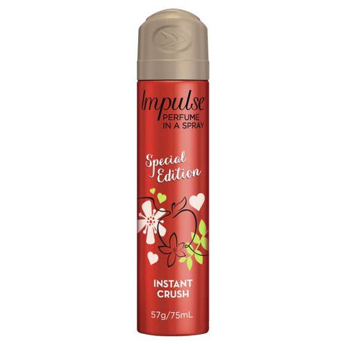 Impulse Body Spray - Instant Crush - Limited Edition - 50g/75ml