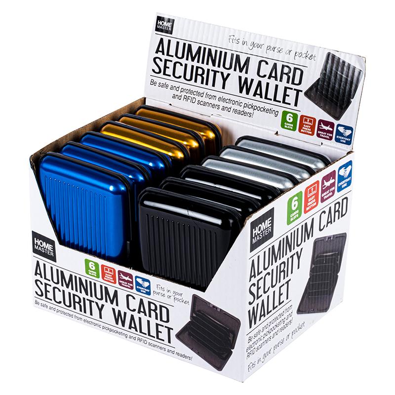 Aluminium Card Security Wallet - CDU