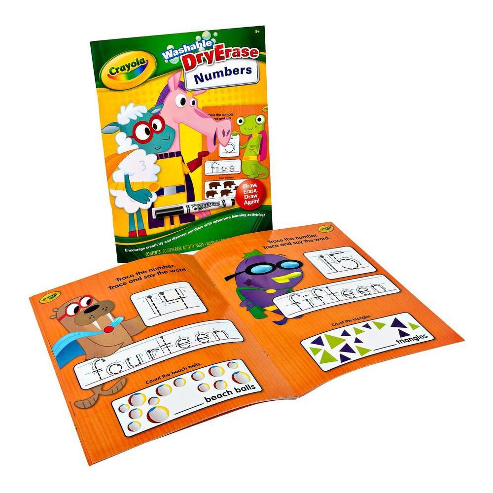 Crayola Washable Dry Erase Numbers Workbook - Image 2