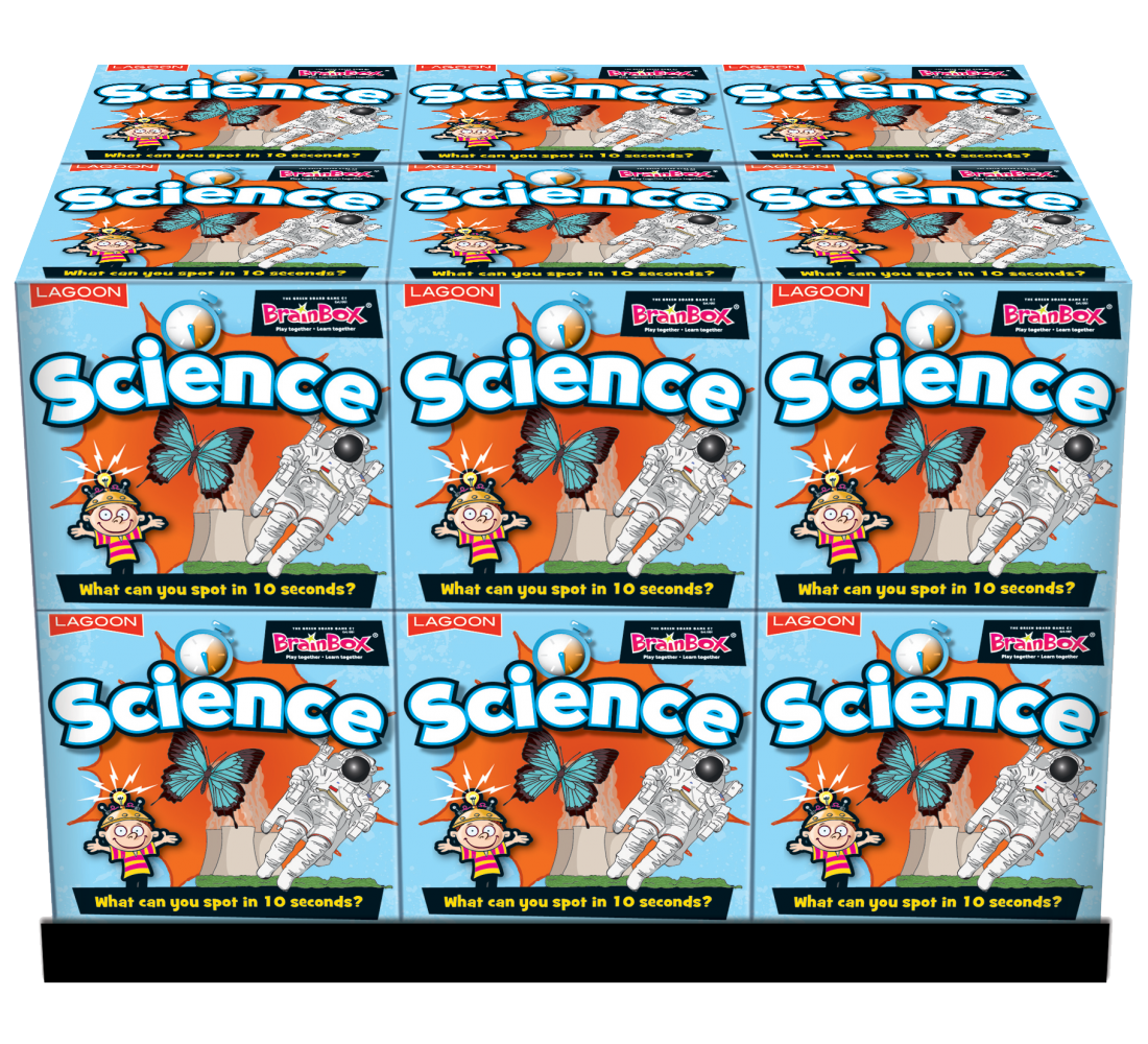 Lagoon Brainbox Science Tabletop Card Game - Display Unit