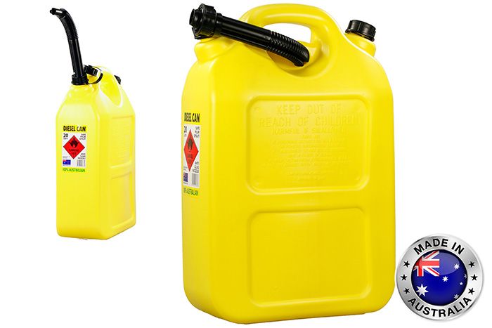 Fuel Can & Flexi Pourer Jerry Can - 20L - Diesel
