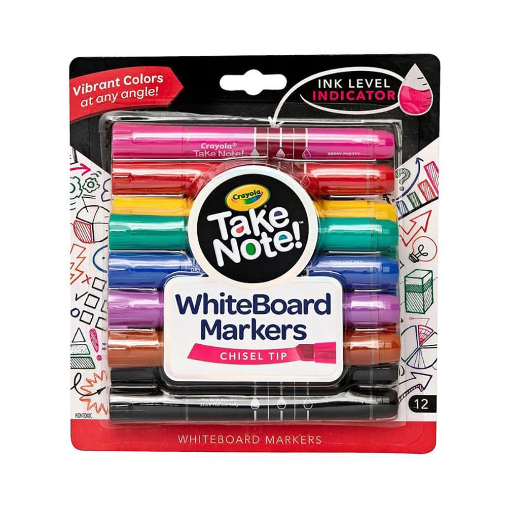 Crayola Take Note Whiteboard Markers Value Pack 60pk - Image 2