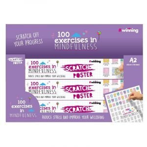 Scratch Poster - 100 Exercises in Mindfulness