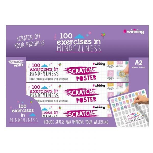 Scratch Poster - 100 Exercises in Mindfulness