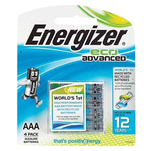 Energizer Eco Advanced AAA Battery - 4 Pack