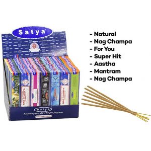 Satya Assorted Incense In Display