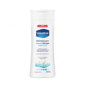 Vaseline Body Lotion Advanced Strength Fragrance Free 225ml