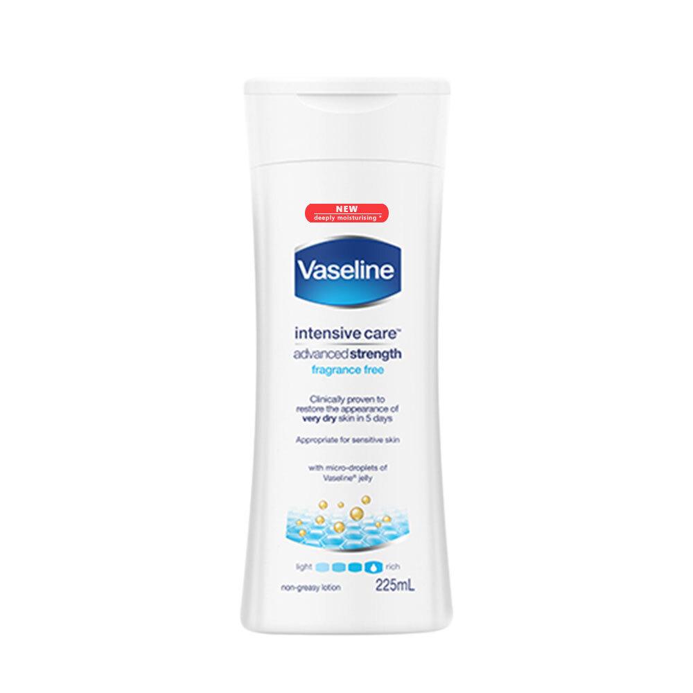 Vaseline Body Lotion Advanced Strength Fragrance Free 225ml