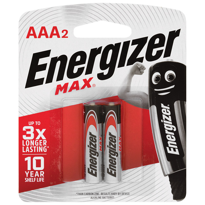 Energizer Max AAA Battery - 2 Pack