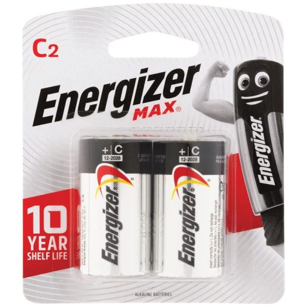 Energizer Max C Battery - 2 Pack