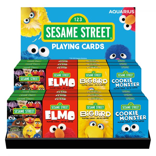 Sesame Street – 24 Playing Card Pack Counter Display