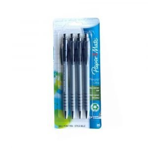 Paper Mate Flexgrip Ultra Ball Point Pens - Black - 1.0mm - 4 Pack
